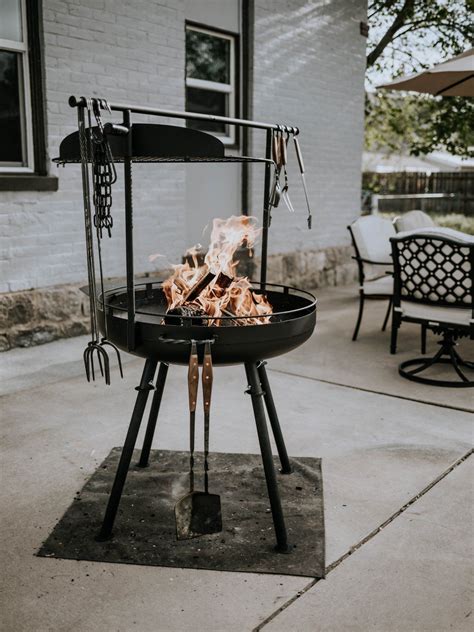 gas fire pits you can cook on